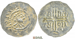 Денарий, Германия, Нижняя Лотарингия, Gf. Hermann (1020-1051), м.д. Emden