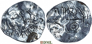 Денарий, Германия, Верхняя Лотарингия,  Udo von Nellenburg (1066-1078), м.д. Trier, Dbg. 477