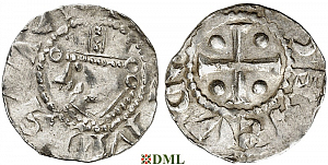 Денарий, Германия, Саксония, Konrad II (1024-1039), м.д. Dortmund, Dbg. 754