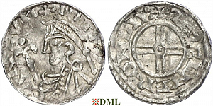 Денарий, Швеция, Anund (Jakob) Olofsson (1022-1050), м.д. Sigtuna, Malmer 14.313