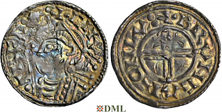 Денарий, Англия, Cnut (1016-1035), м.д. London, монетарий Brungar, North 790