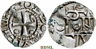 Денарий, Германия, Нижняя Лотарингия, Otto I (936-973) или Otto II (973-983), м.д. Koln, Dbg. 334