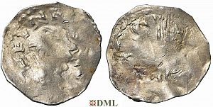 Денарий, Германия, Нижняя Лотарингия, Heinrich III (1039-1056), м.д. Thuin, Ilisch 2014 21.9
