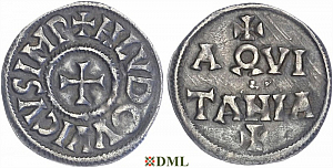 Денье, Каролинги, Louis le Pieux (814-840), м.д. Aquitaine, Depeyrot 51D