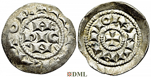Денарий, Италия, Heinrich III-IV (1039-1126), м.д. Milan