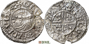 Денарий, Швеция, Olaf Skötkonung (995-1021), м.д. Sigtuna, Malmer -:-