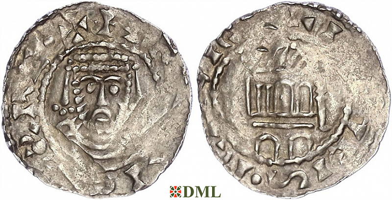 Денарий, Германия, Бавария, Henrich IV (1056-1106), м.д. Regensburg, Hahn 1976, 54