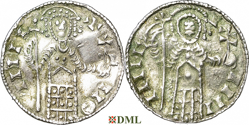 Денарий, Дания, Sven Estridsen (1047-1075), м.д. Lund, Hbg. 4