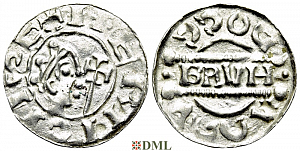 Денарий, Германия, Нижняя Лотарингия, Bruno III (1050-1057), м.д. Dokkum, Ilisch 2000, 21.19