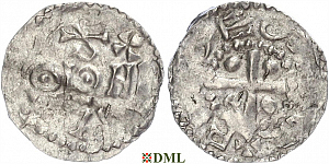 Денарий, Германия, Франкония, Anonymous bishop, м.д. Fritzlar