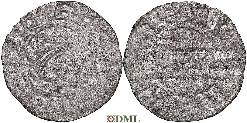 Денарий, Германия, Нижняя Лотарингия, Bruno III (1050-1057), м.д. Leeuwarden, Ilisch 2000, 21.14