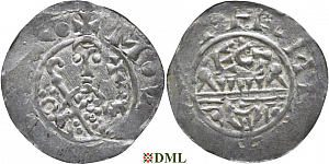 Денарий, Германия, Нижняя Лотарингия, Wilhelm de Ponte (1054-1076), м.д. Utrecht, Ilisch 2000, 10.9