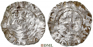 Денарий, Германия, Саксония, Heinrich II (1002-1024), м.д. Dortmund, Dbg. 747