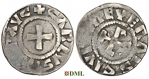 Денье, Каролинги, Charles le Chauve (840-877), м.д. Nevers, Depeyrot 701