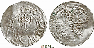 Денарий, Германия, Швабия, Heinrich II (1002-1024), м.д. Strassburg, Dbg. 920