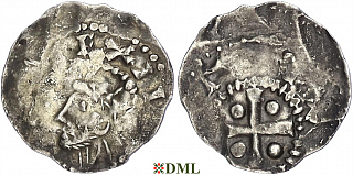 Денарий, Германия, Нижняя Лотарингия, Konrad II (1024-1039), м.д. Tiel, Ilisch 2000, 3.10