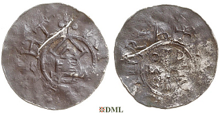 Денарий, Германия, Саксония, Нижняя Саксония, Otto III (983-1002), type OAP