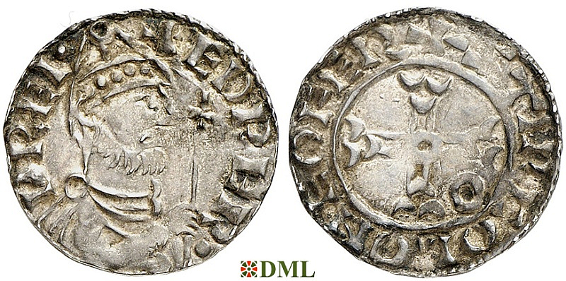 Денарий Англия, Edward III (1042-1066), м.д. York, монетарий Stircol, North 825