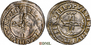 Денарий, Дания, Hardeknut (1035-1042), м.д. Slagelse, Hbg. 38