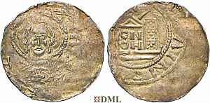 Денарий, Германия, Франкония, Heinrich III (1039-1056), м.д. Speyer, Dbg. 838