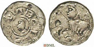 Денарий, Польша, Bolesław II (1058-1080)