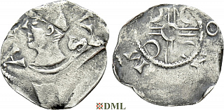 Денарий, Германия, Нижняя Лотарингия, Albert II (1031-1063), м.д. Dinant, Ilisch 2014, 30.7