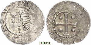 Денарий, Германия, Саксония, Konrad II (1024-1039), м.д. Dortmund, Dbg. 756