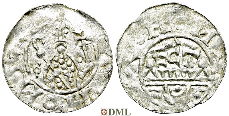 Денарий, Германия, Нижняя Лотарингия, B. Wilhelm (1054-1076), м.д. Utrecht, Ilisch 2000, 10.10