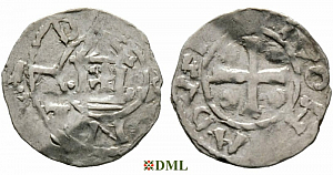 Денарий, Германия, Франкония, Konrad II (1027-1039), м.д. Mainz, Dbg. 791