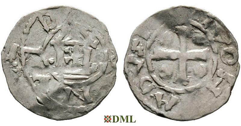 Денарий, Германия, Франкония, Konrad II (1027-1039), м.д. Mainz, Dbg. 791