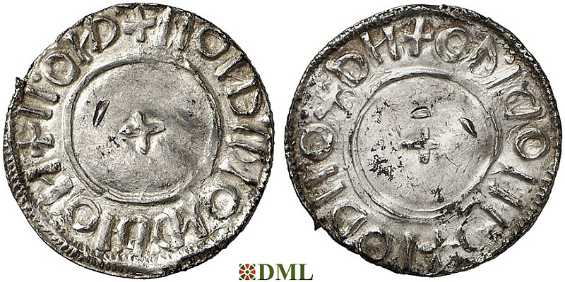 Денарий, Швеция, Olaf Skötkonung (995-1021), м.д. Sigtuna, Malmer 9.1773:9.1781