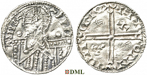 Денарий, Дания, Sven Estridsen (1047-1075), м.д. Lund, Hbg. 25