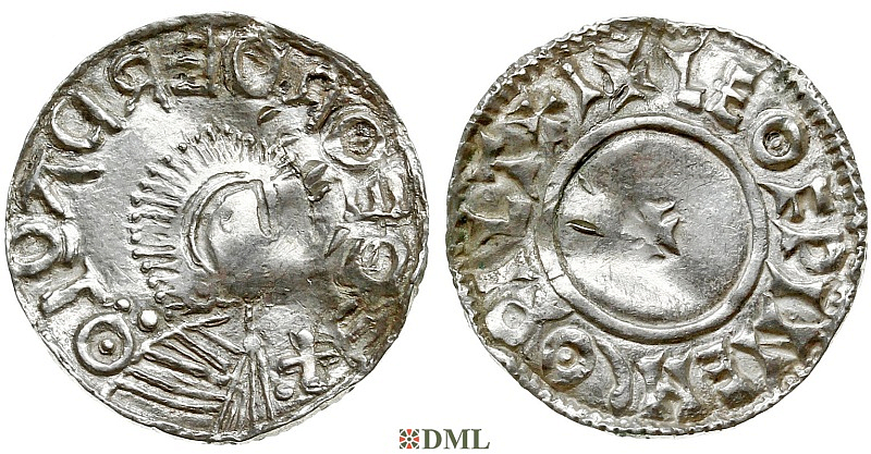 Денарий, Швеция, Imitation of a small cross denarius” of Aethelred II