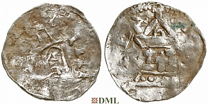 Денарий, Германия, Швабия, Heinrich II (1002-1024), м.д. Strassburg, Dbg. 916