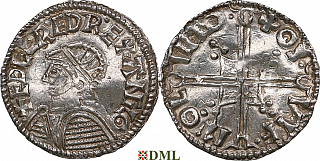 Денарий, Англия, Æthelred II (978-1016), м.д. London, монетарий Oswulf, North 775