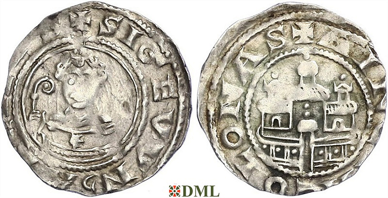 Денарий, Германия, Нижняя Лотарингия, Sigewin von Are (1078-1089), м.д. Koln, Dbg. 407