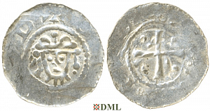 Денарий, Германия, Нижняя Лотарингия, Hermann (1059-1074), м.д. Jever, Dbg