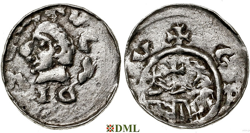Денарий, Польша, Bolesław II (1058-1080)