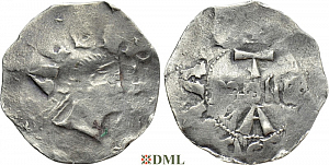 Денарий, Германия, Нижняя Лотарингия, Albert II (1031-1063), м.д. Namur, Ilisch 2014, 31.9.1
