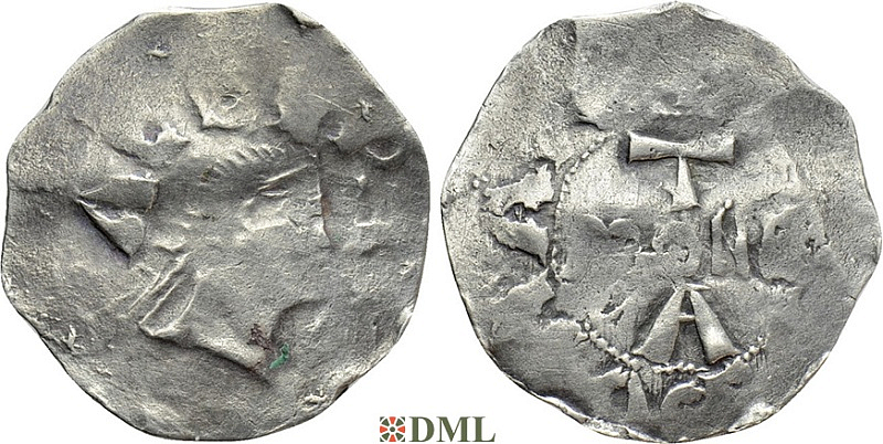 Денарий, Германия, Нижняя Лотарингия, Albert II (1031-1063), м.д. Namur, Ilisch 2014, 31.9.1