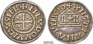 Денье, Каролинги, Louis le Pieux (814-840), Unknown mints, Depeyrot 1179