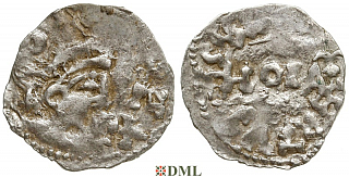 Денарий, Германия, Нижняя Лотарингия, Otto III (983-1002), м.д. Huy, Ilisch 2014, 33.7