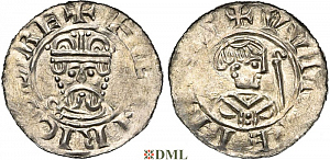 Денарий, Германия, Нижняя Лотарингия, B. Wilhelm (1054-1076), м.д. Groningen, Ilisch 2000 18.9