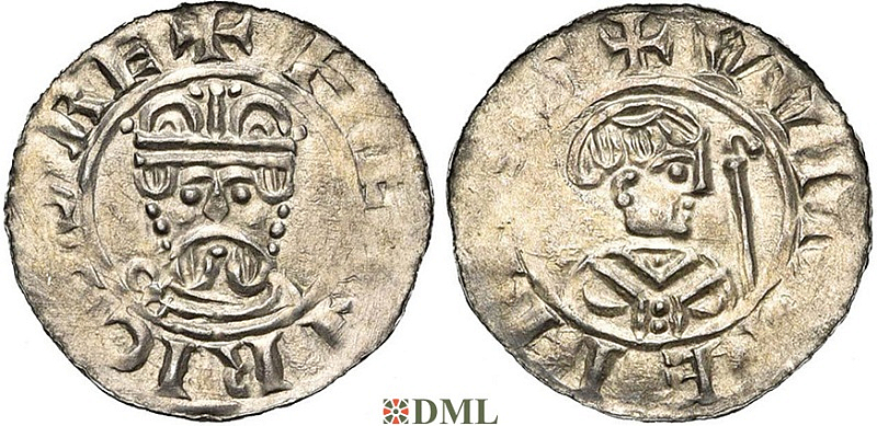 Денарий, Германия, Нижняя Лотарингия, B. Wilhelm (1054-1076), м.д. Groningen, Ilisch 2000 18.9