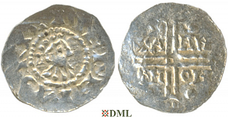 Денарий, Германия, Нижняя Лотарингия, Gf. Hermann (1020-1051), м.д. Emden