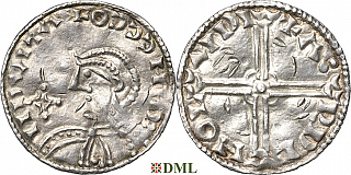 Денарий, Дания, Magnus I (1042-1047), м.д. Lund, Hbg. 1
