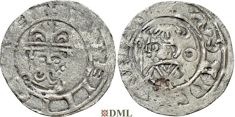 Денарий, Германия, Нижняя Лотарингия, B. Wilhelm (1054-1076), м.д. Groningen, Ilisch 2000 18.10