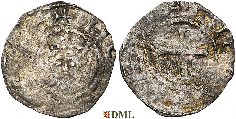 Денарий, Германия, Нижняя Лотарингия, Hendrik III (1039-1056) или Hendrik IV (1056-1106), м.д. Unknown mints, Ilisch 2000, 19.2