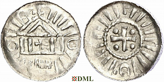 Денарий, Германия, Саксония, Anonymous bishop, м.д. Magdeburg, Kilger 2000, KN 1