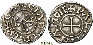 Денье, Каролинги, Charles le Chauve (840-877), м.д. Le Palais, Depeyrot 750